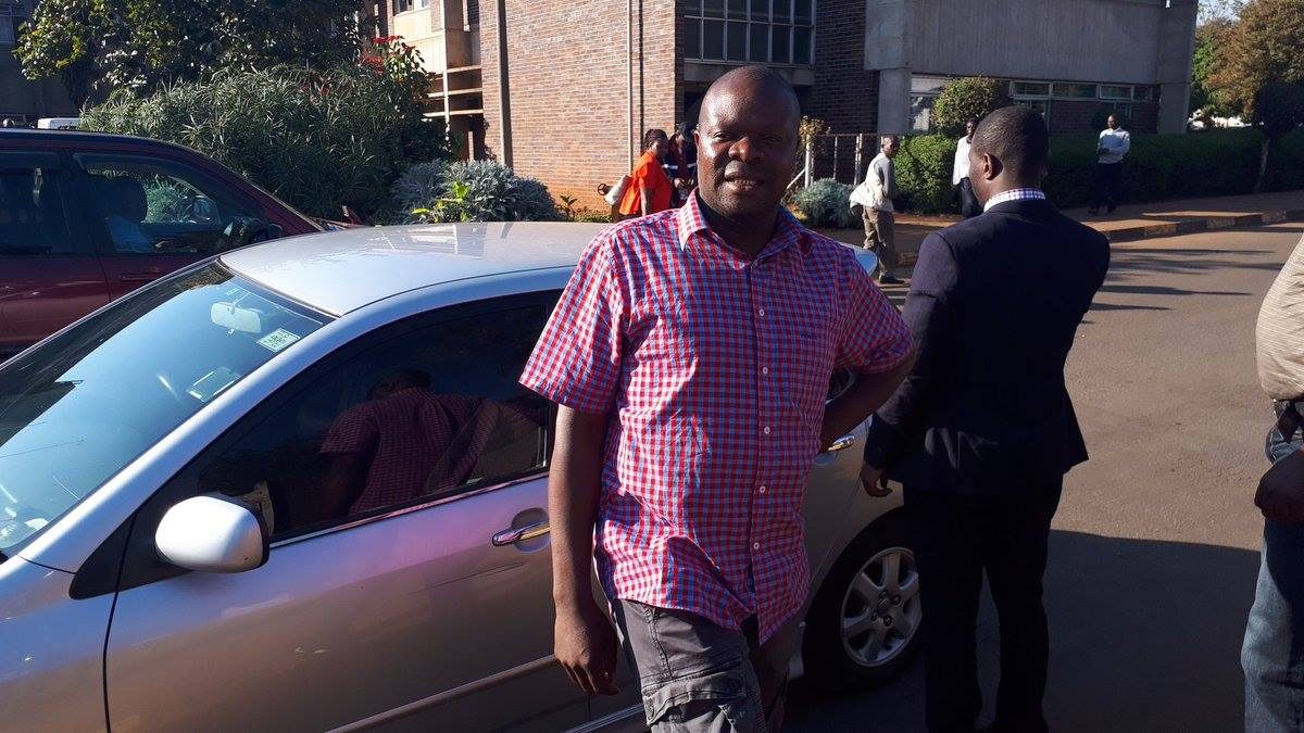 Covid-19: Chibaya Donates to the Vulnerable 1 Amos Chibaya distributing mealie-meal in Mukoba (PIC via: Amos Chibaya)