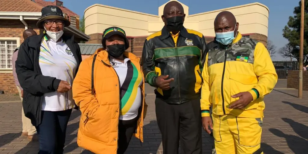 Johannesburg Mayor Matongo Dies In Suspected 'Political Foul Play' 1 President Ramaphosa and Johannesburg mayor Jolidee Matongo