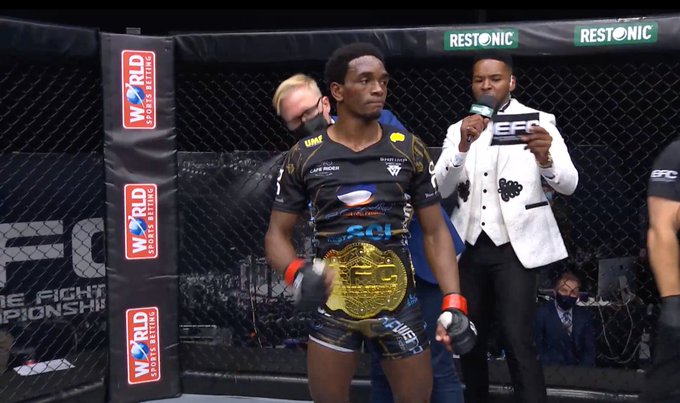 Chipfumbu Gets Shot At UFC 1 Zimbabwean Mixed Martial Arts fighter Sylvester ' Gladiator' Chipfumbu