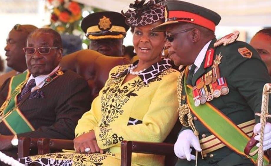 Grace Mugabe and Constantino Chiwenga