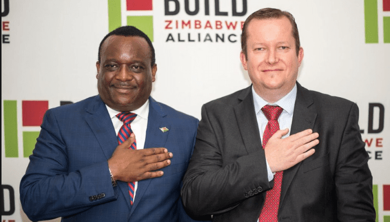 Unpacking The Equation Of A Delayed Change In Zimbabwe 1 Build Alliance Zimbabwe leader Noah Manyika (left) and William Pilbrough (right)