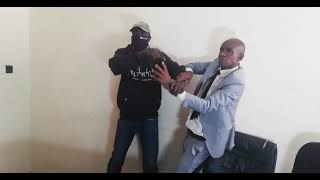 Mwonzora's MDC-T Turns Press Conference Into A 'Wrestling Centre' 1 Kudzanai Mashumba after trying to expose Mwonzora