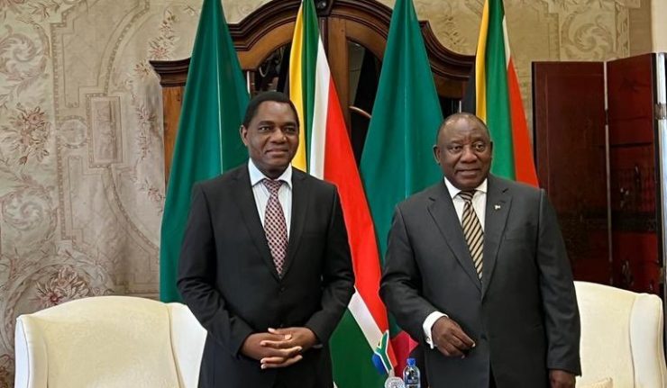 Ramaphosa, Hichilema hold bilateral talks 1 Ramaphosa, Hichilema hold bilateral talks
