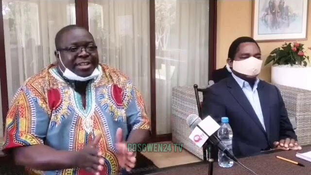 What if Hichilema and Kambwili find common grounds? I pity those insulting CK! 1 Hakainde Hichilema (right) and Chishimba Kambwili (left)