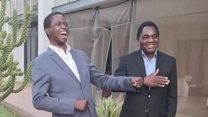 Hichilema Meets Edgar Lungu
